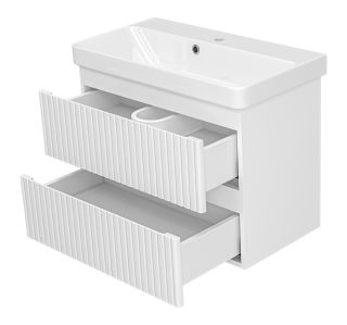 Подвесная тумба под раковину Brevita Victory VIC-09070-0102Я 70см белый